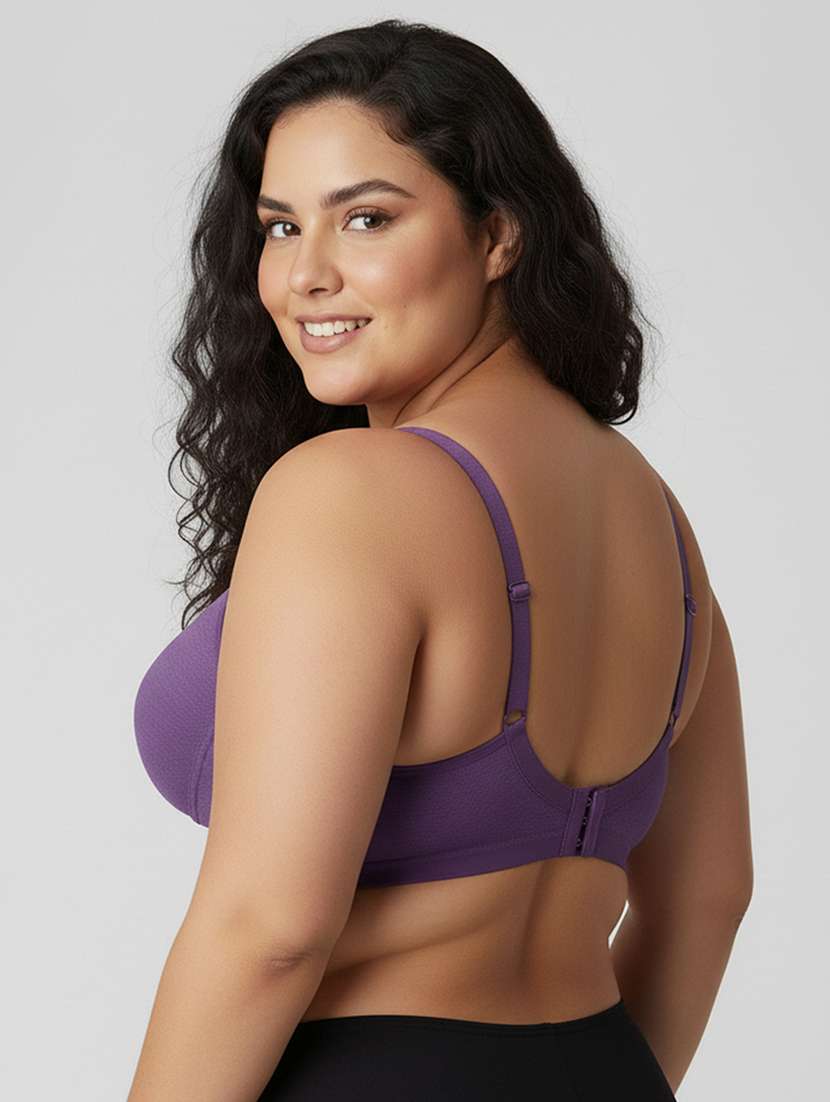 women plus size solid non padded bra - 22299040 -  Standard Image - 5