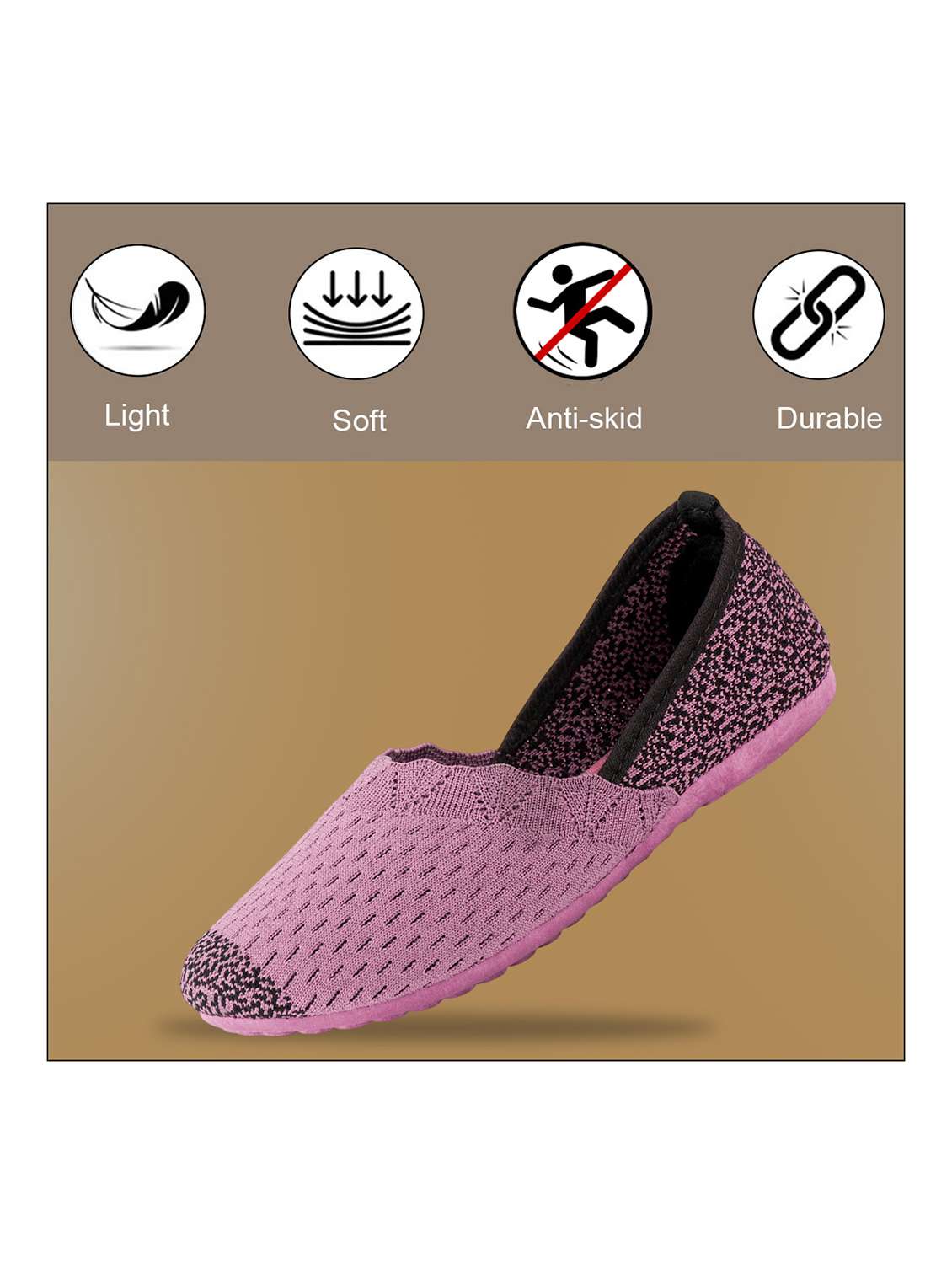 women solid slip on ballerina - 22299184 -  Standard Image - 3