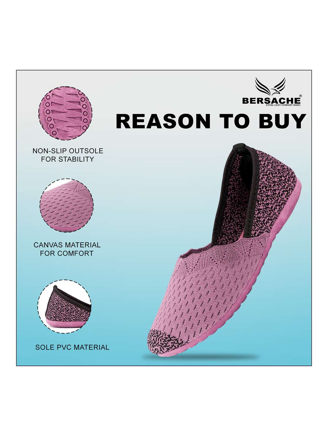 women solid slip on ballerina - 22299188 -  Standard Image - 5