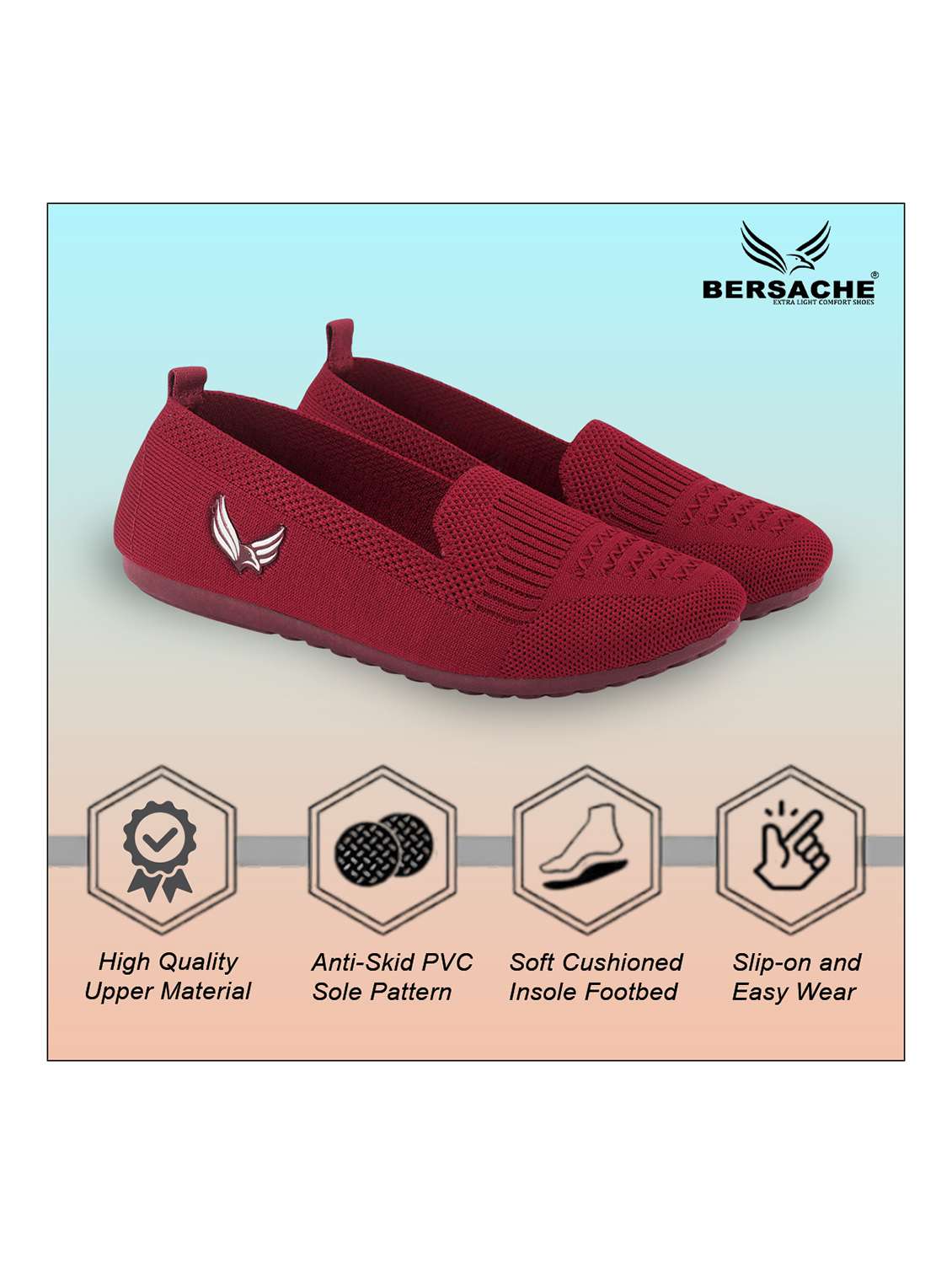 women solid slip on ballerina - 22299191 -  Standard Image - 3