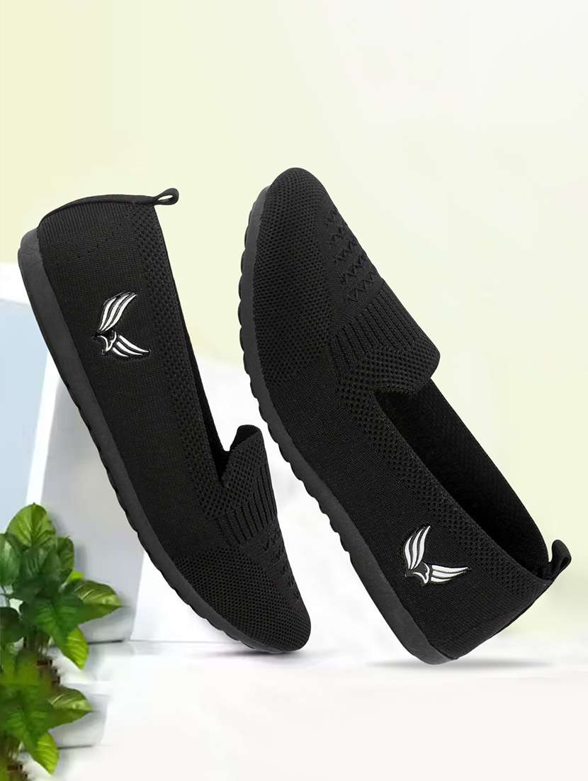 women black slip on loafer