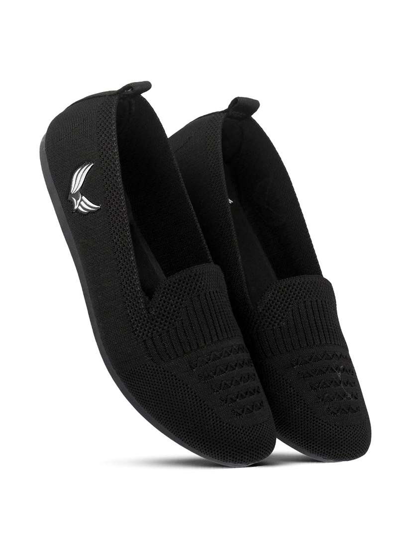 women black slip on loafer - 22299200 -  Standard Image - 3