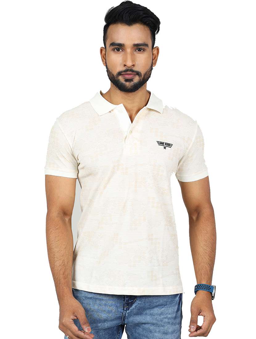 men solid short sleeve slim fit polo t-shirt