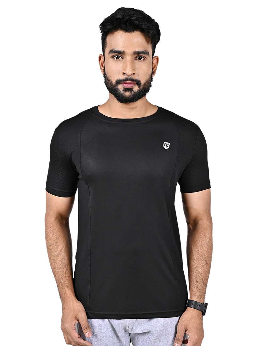men logo print short sleeve slim fit t-shirt