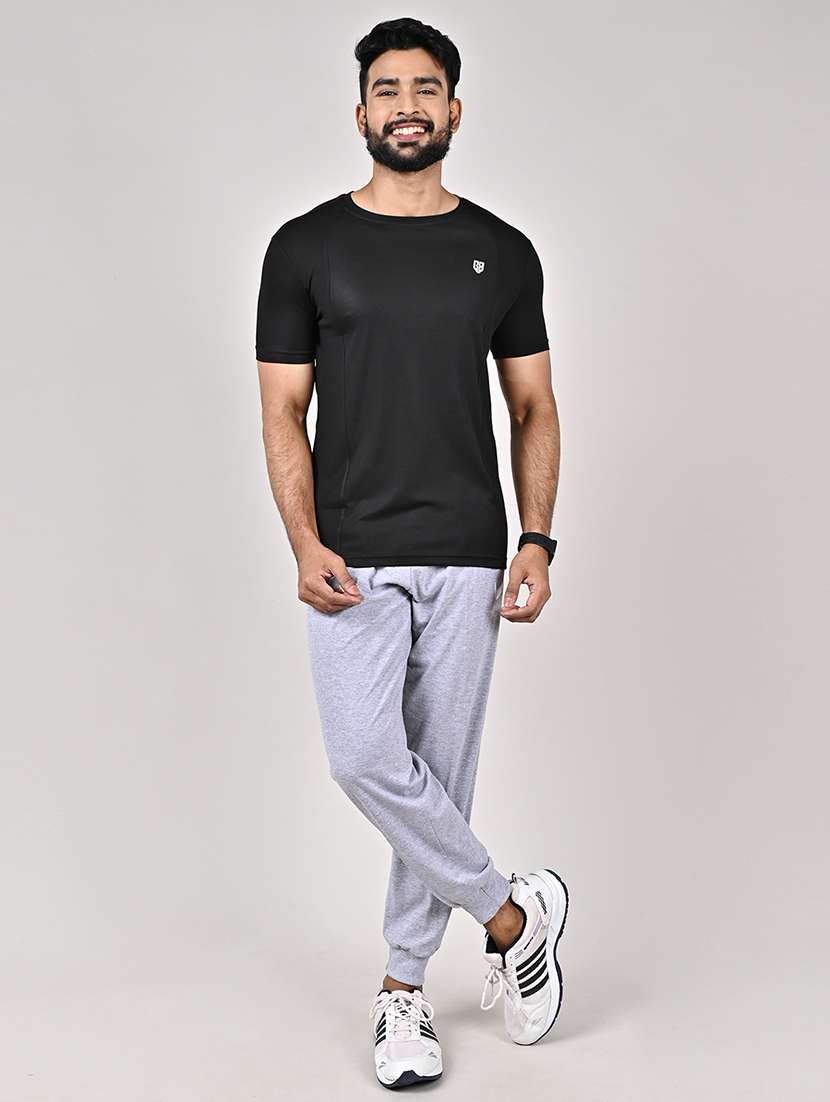 men logo print short sleeve slim fit t-shirt - 22299302 -  Standard Image - 3