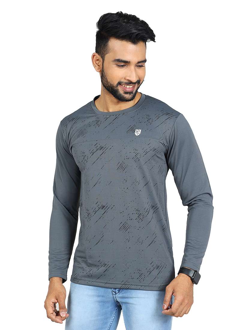 men striped long sleeve slim fit t-shirt