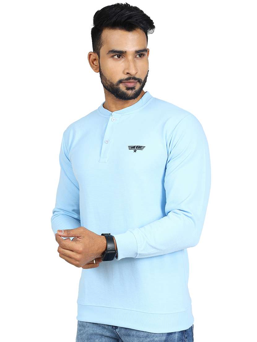 men logo print long sleeve slim fit t-shirt