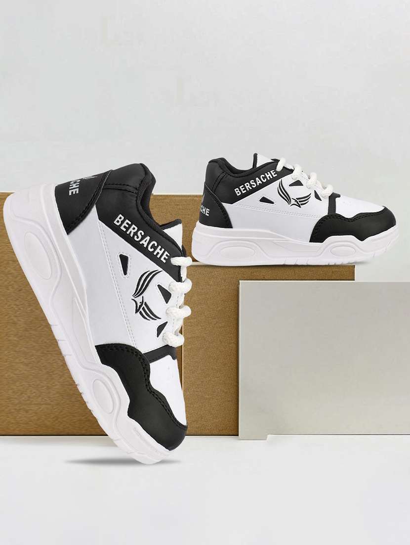 boys color blocked lace up sneakers