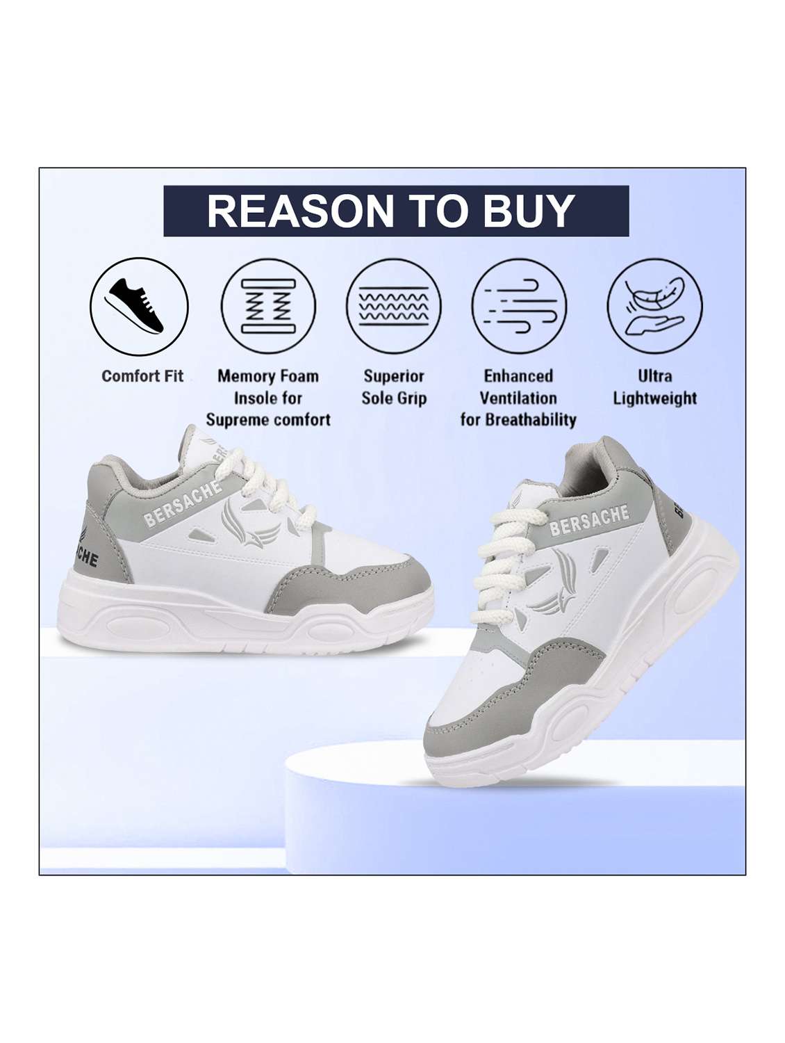 boys color blocked lace up sneakers - 22299366 -  Standard Image - 5