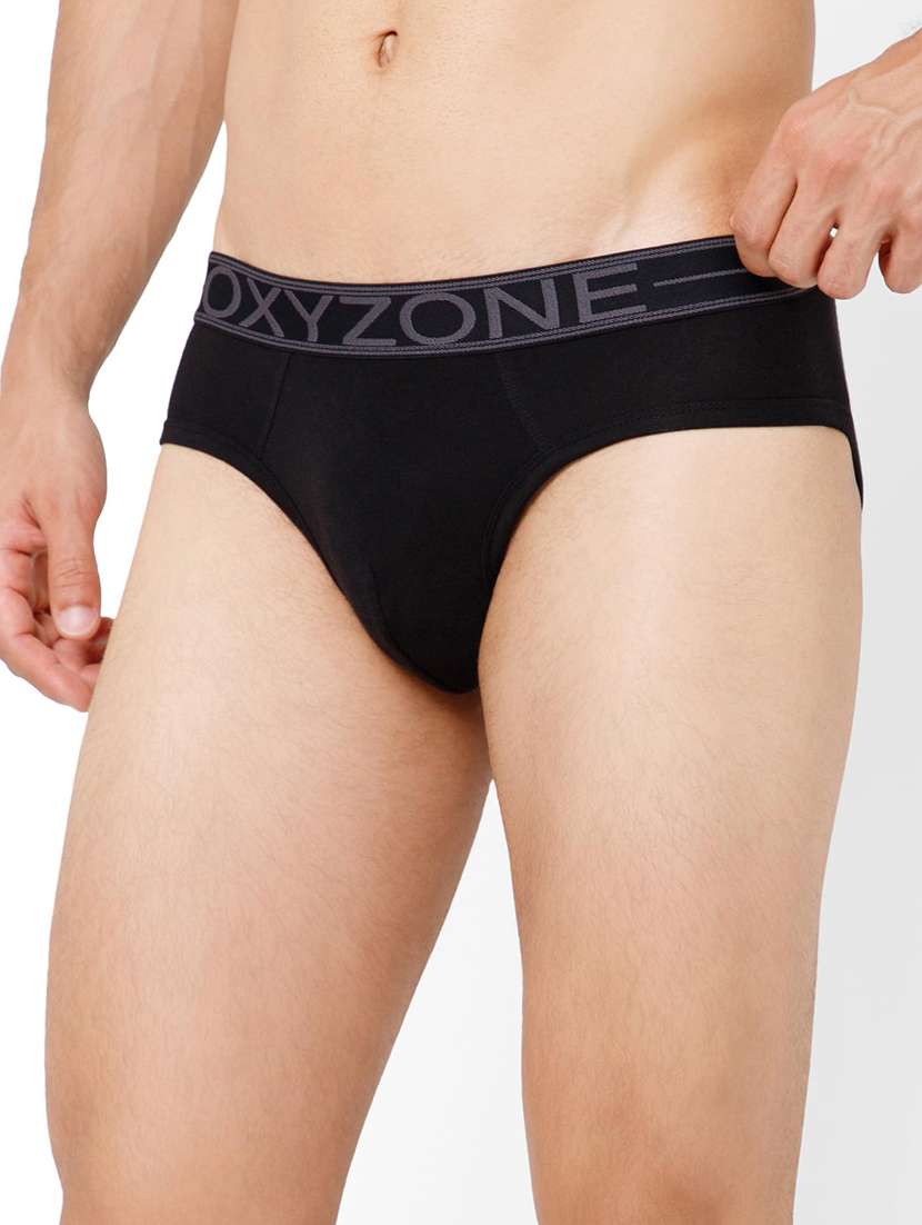 men solid low rise hipster brief