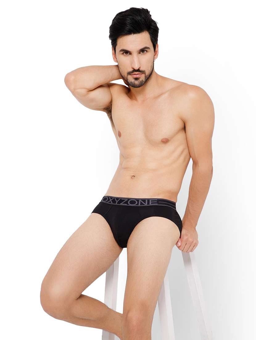 men solid low rise hipster brief - 22299372 -  Standard Image - 3