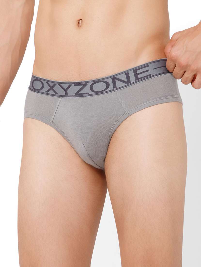 men solid low rise hipster brief