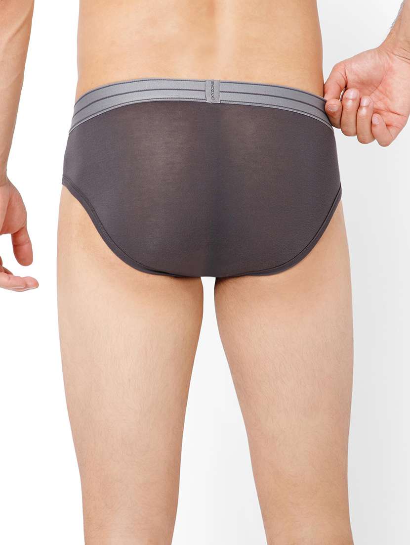 men solid low rise hipster brief - 22299375 -  Standard Image - 3