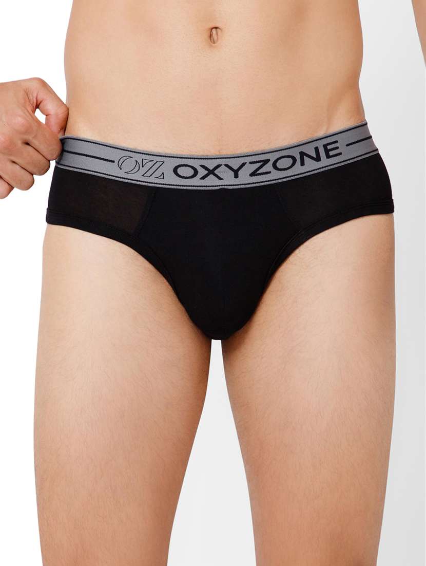 men solid low rise hipster brief