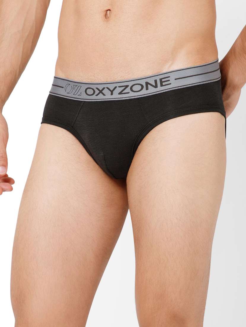 men solid low rise hipster brief