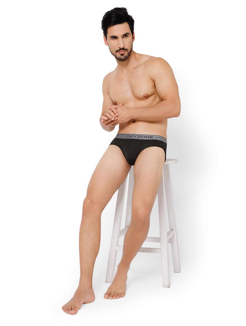 men solid low rise hipster brief - 22299377 -  Standard Image - 3