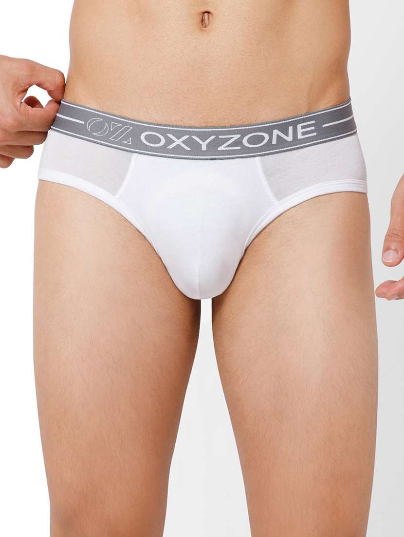 men solid low rise hipster brief