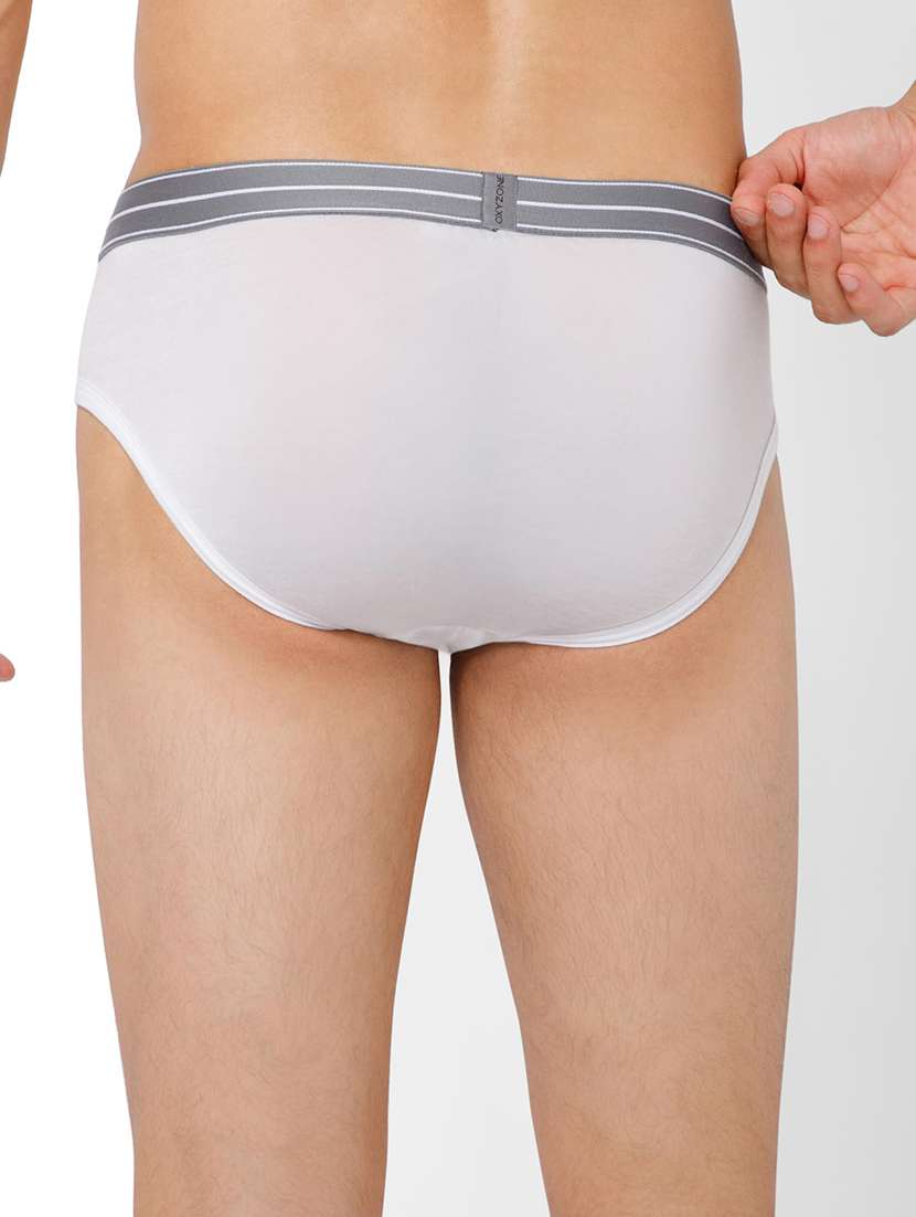 men solid low rise hipster brief - 22299381 -  Standard Image - 3