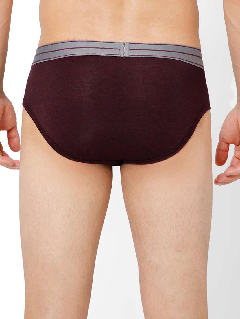 men solid low rise hipster brief - 22299382 -  Standard Image - 3