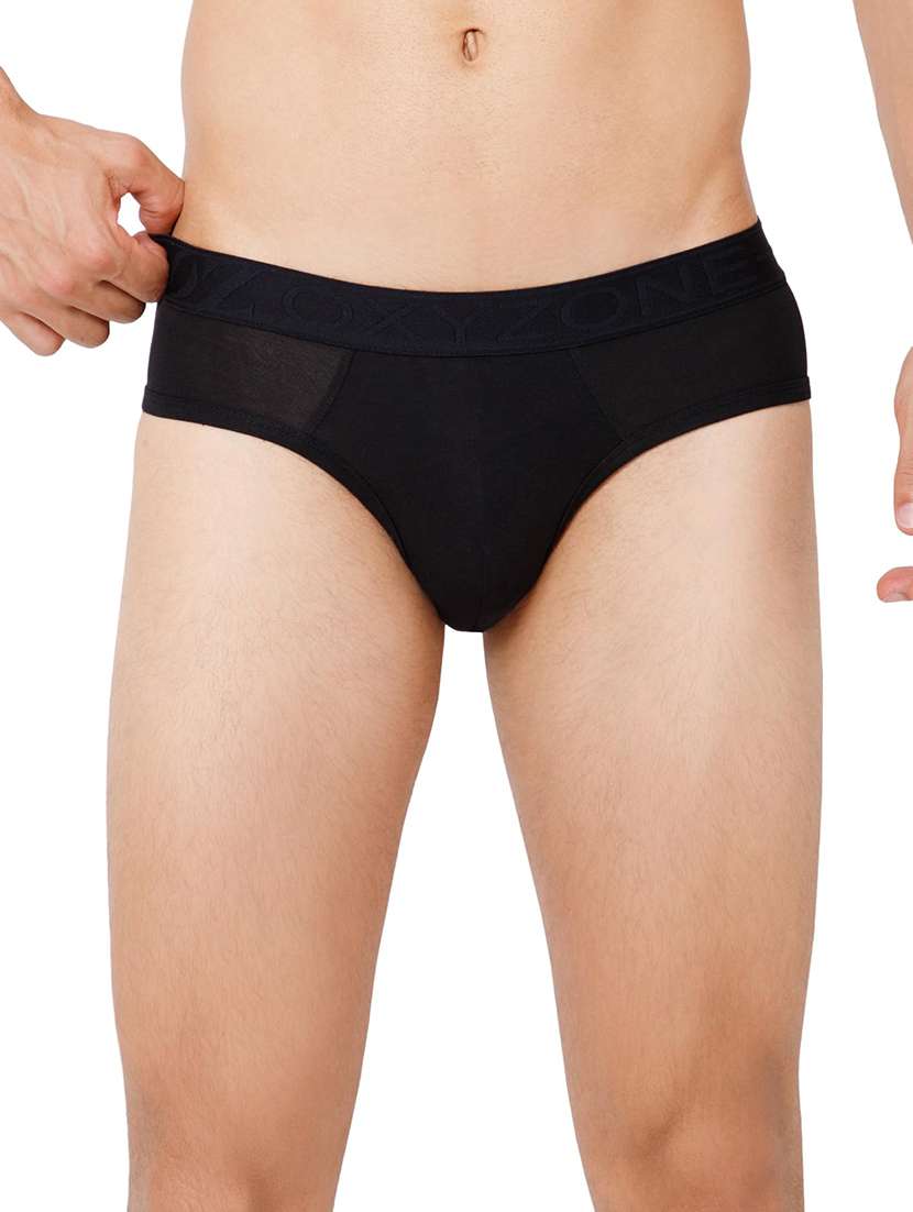 men solid low rise hipster brief