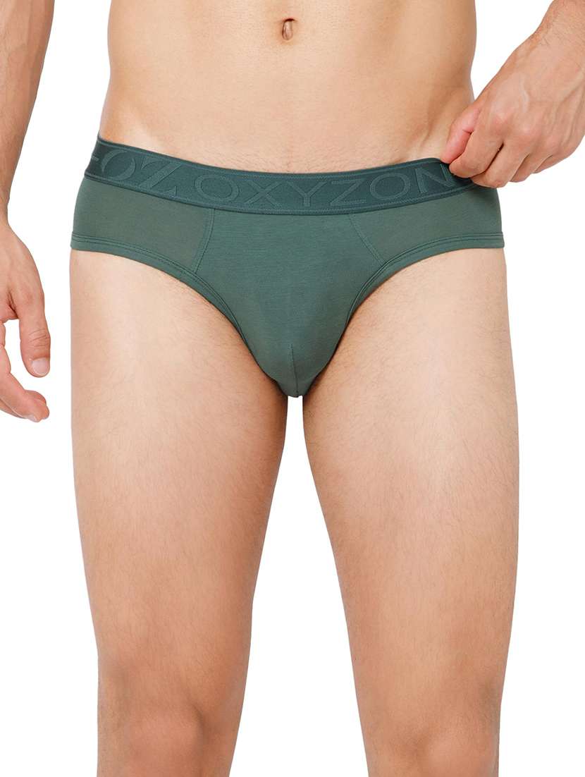 men solid low rise hipster brief