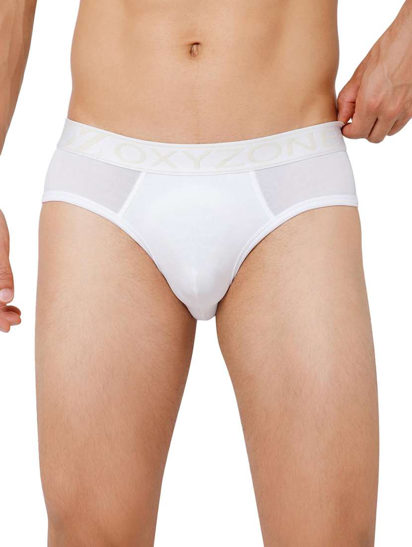 men solid low rise hipster brief