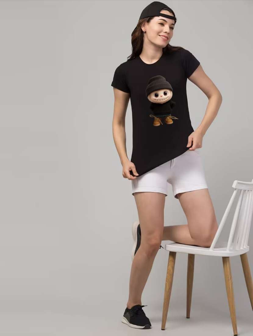 women printed short sleeve t-shirt - 22299443 -  Standard Image - 3