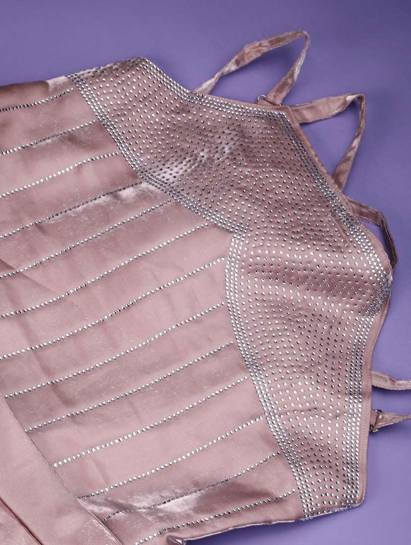 girls self designed sleeveless flared frock - 22299528 -  Standard Image - 3