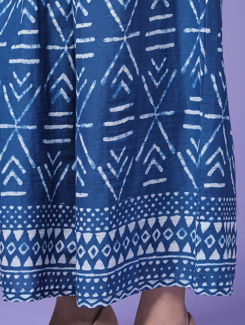 women printed mid rise flared maxi skirt - 22299612 -  Standard Image - 3