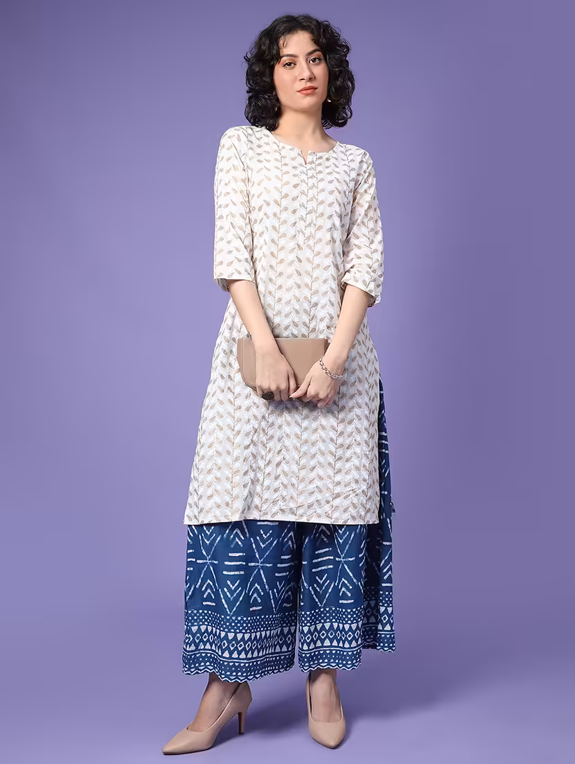 women printed mid rise flared maxi skirt - 22299612 -  Standard Image - 5