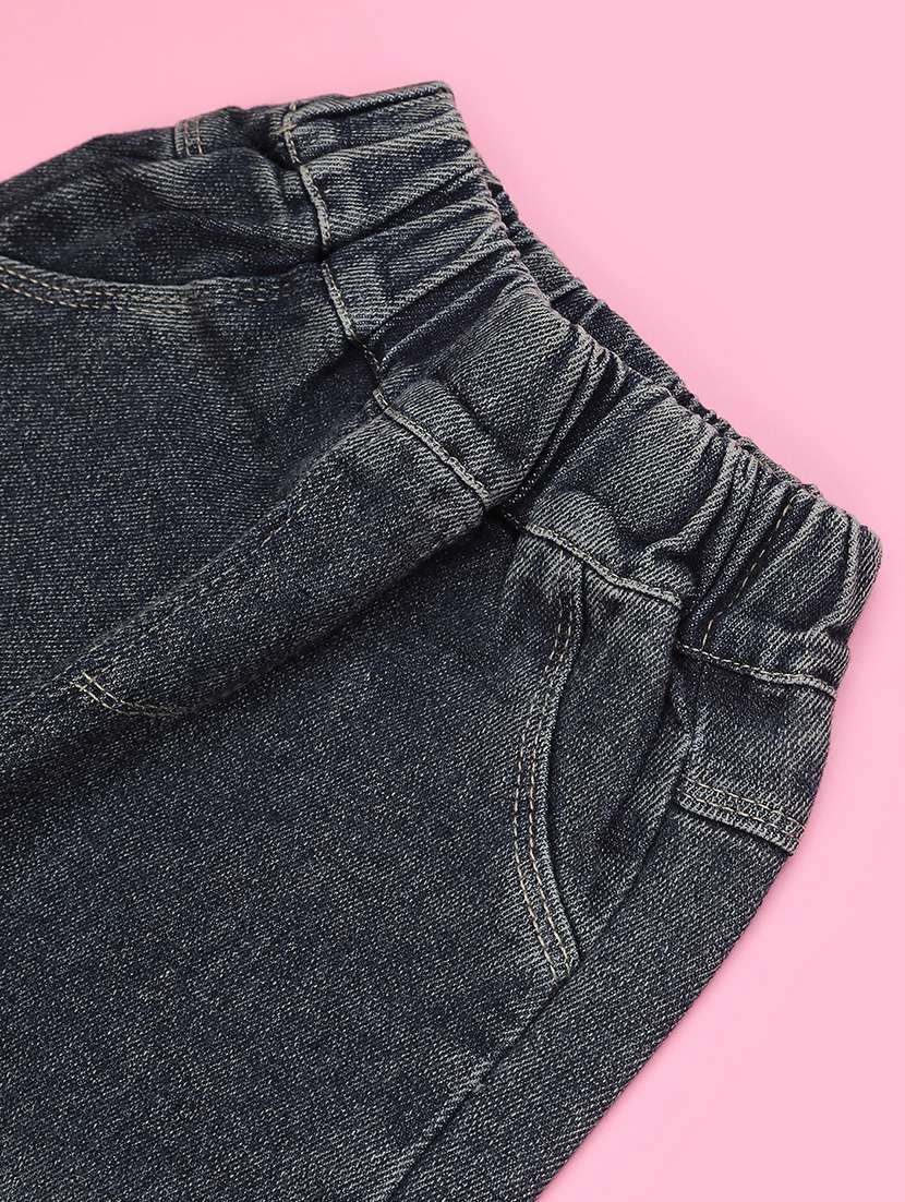 girls solid mid rise straight jean - 22299930 -  Standard Image - 3