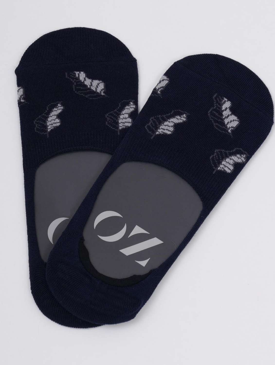 men printed no show socks