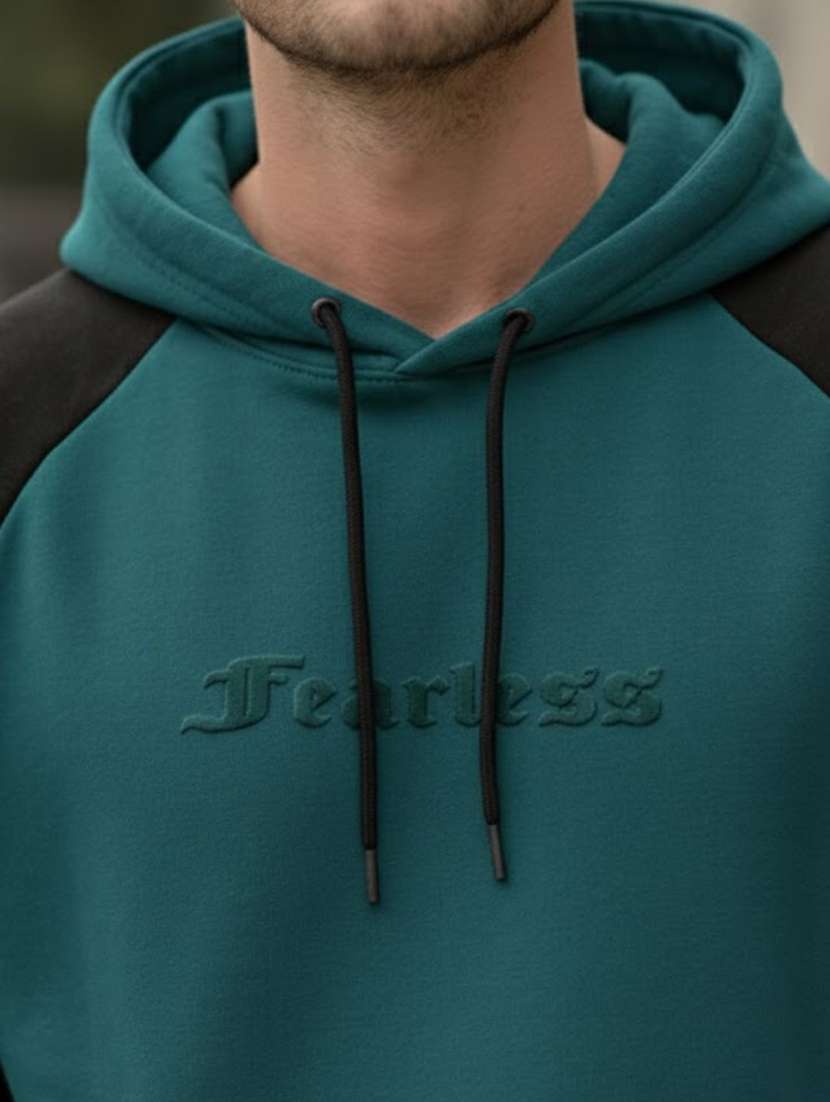 men color block raglan sleeve oversized sweatshirt - 22300103 -  Standard Image - 3