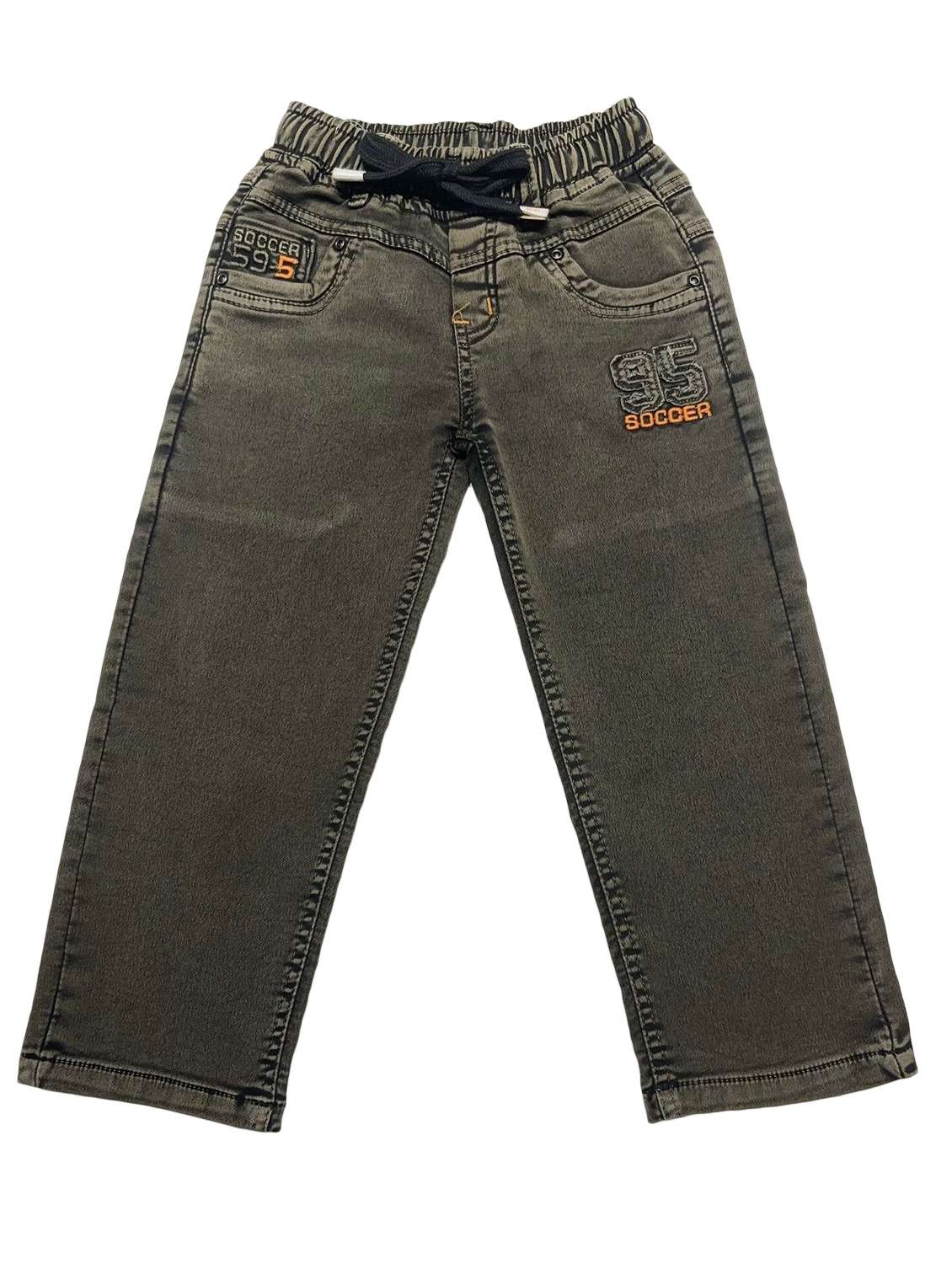 boys solid mid rise relaxed fit jean