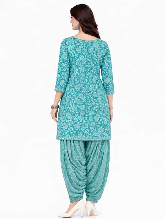 women floral printed unstitched suit set - 22301537 -  Standard Image - 3