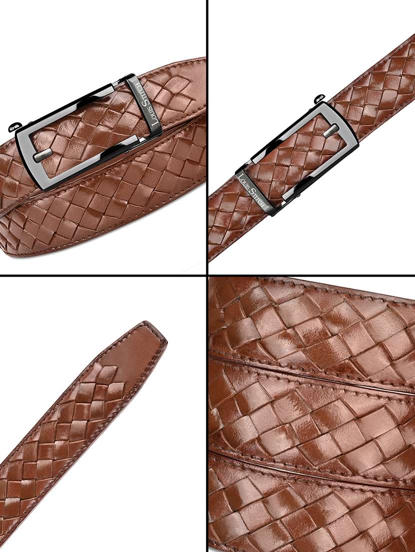 men tan leather belt - 22301571 -  Standard Image - 5