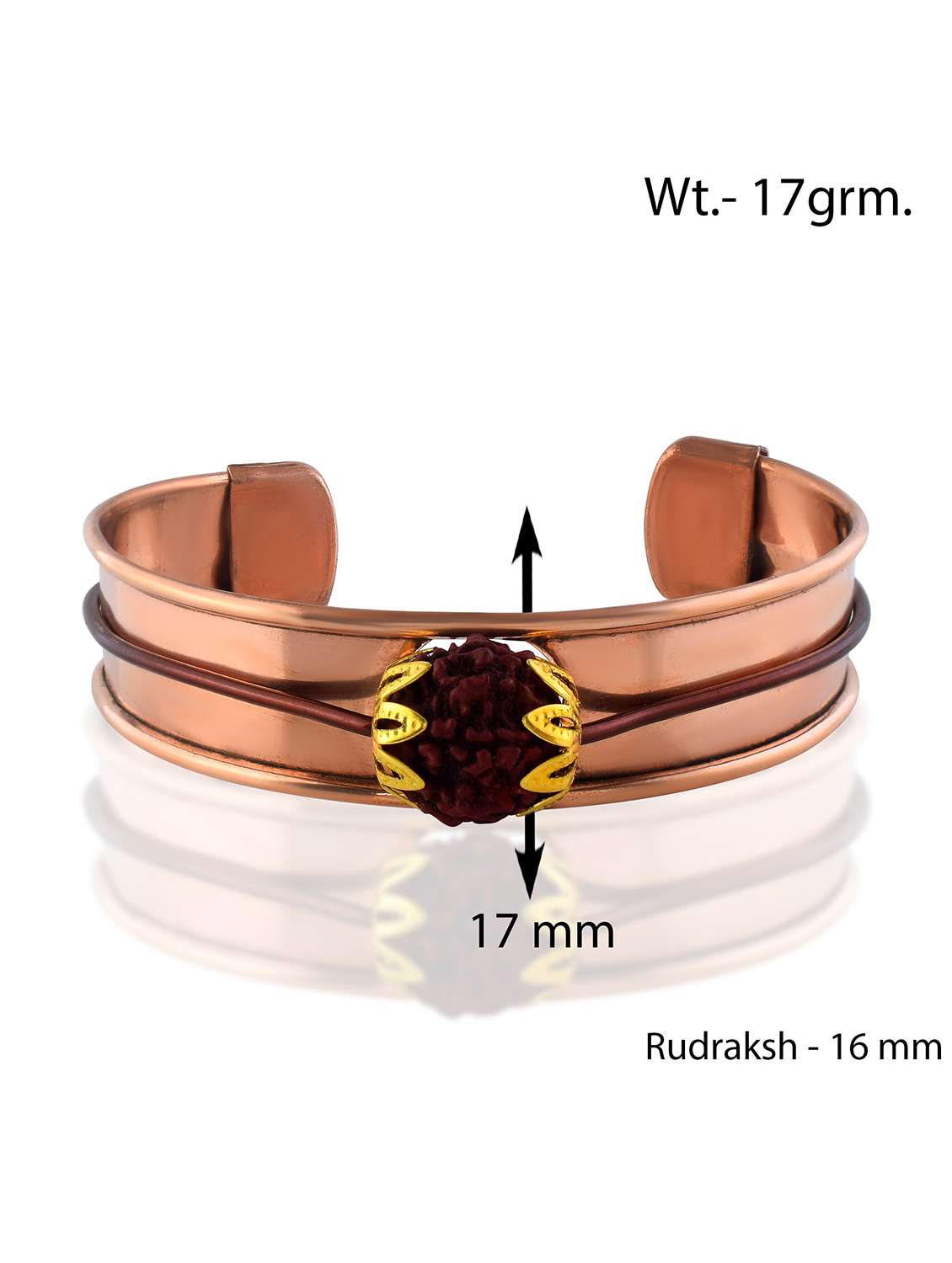 women brown brass cuffs bracelet - 22301602 -  Standard Image - 3