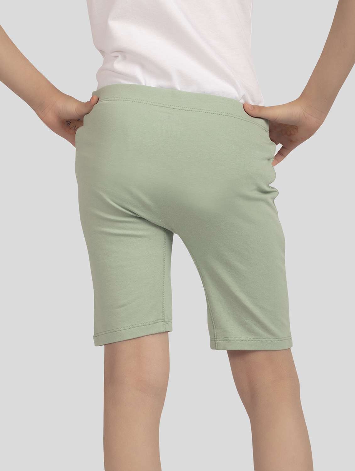 girls pack of 3 solid shorts - 22301605 -  Standard Image - 3