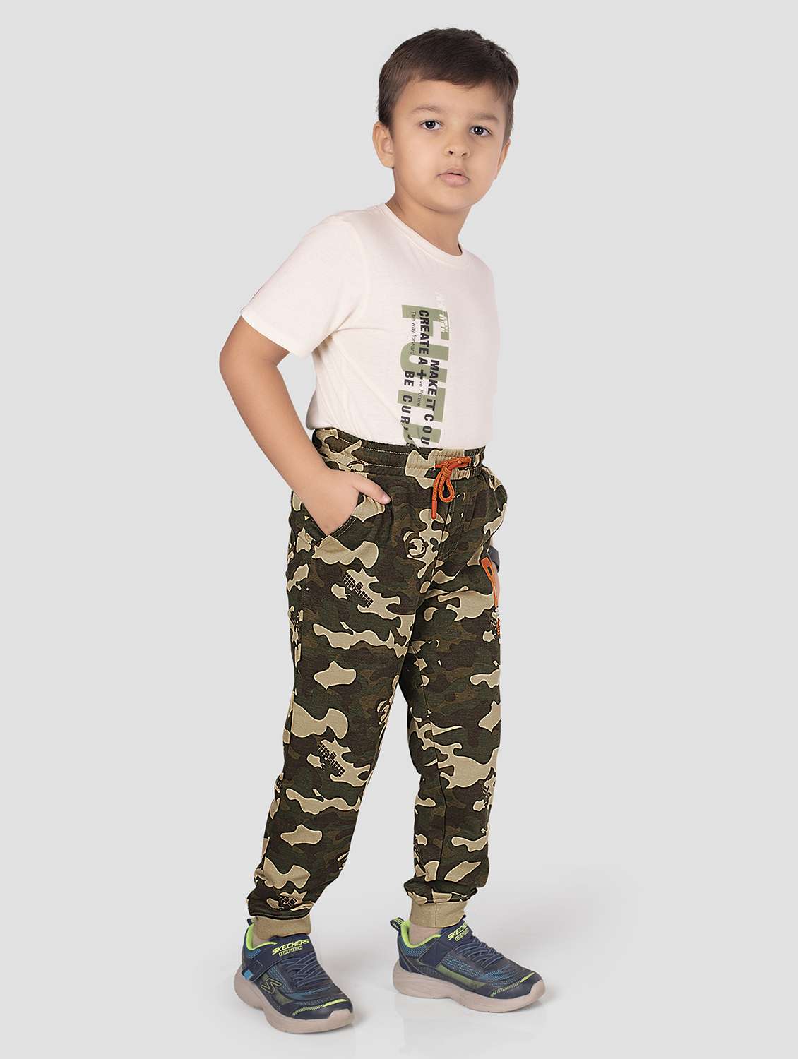 boys camouflage print mid rise jogger - 22301607 -  Standard Image - 3