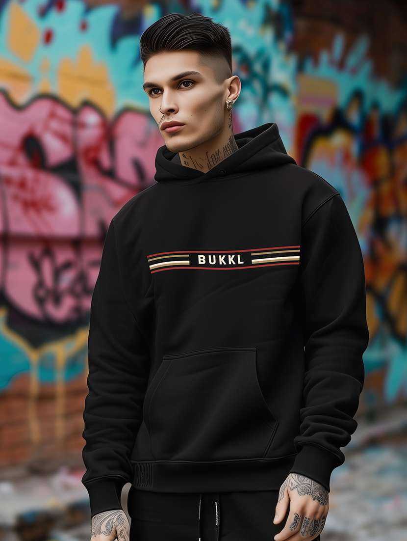 men typographic long sleeve regular fit sweatshirt