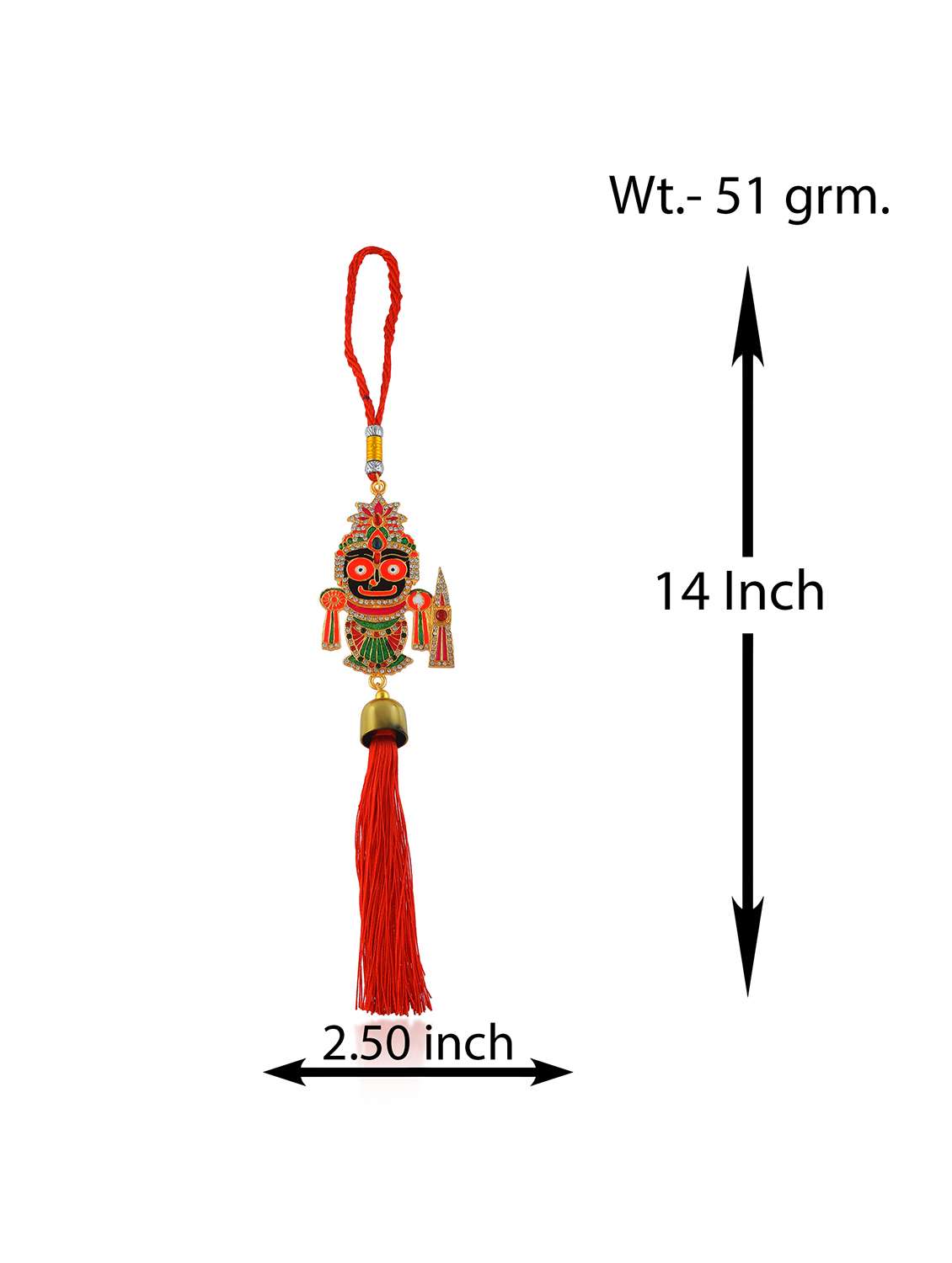 pvc lord jagannath homedecor wall hanging car décor spiritual show piece - 22301653 -  Standard Image - 3