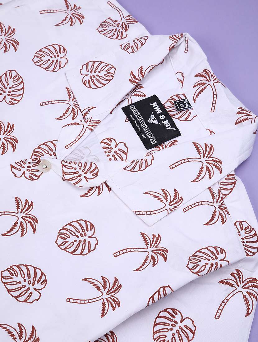 boys printed collared short sleeve shirt - 22302202 -  Standard Image - 3