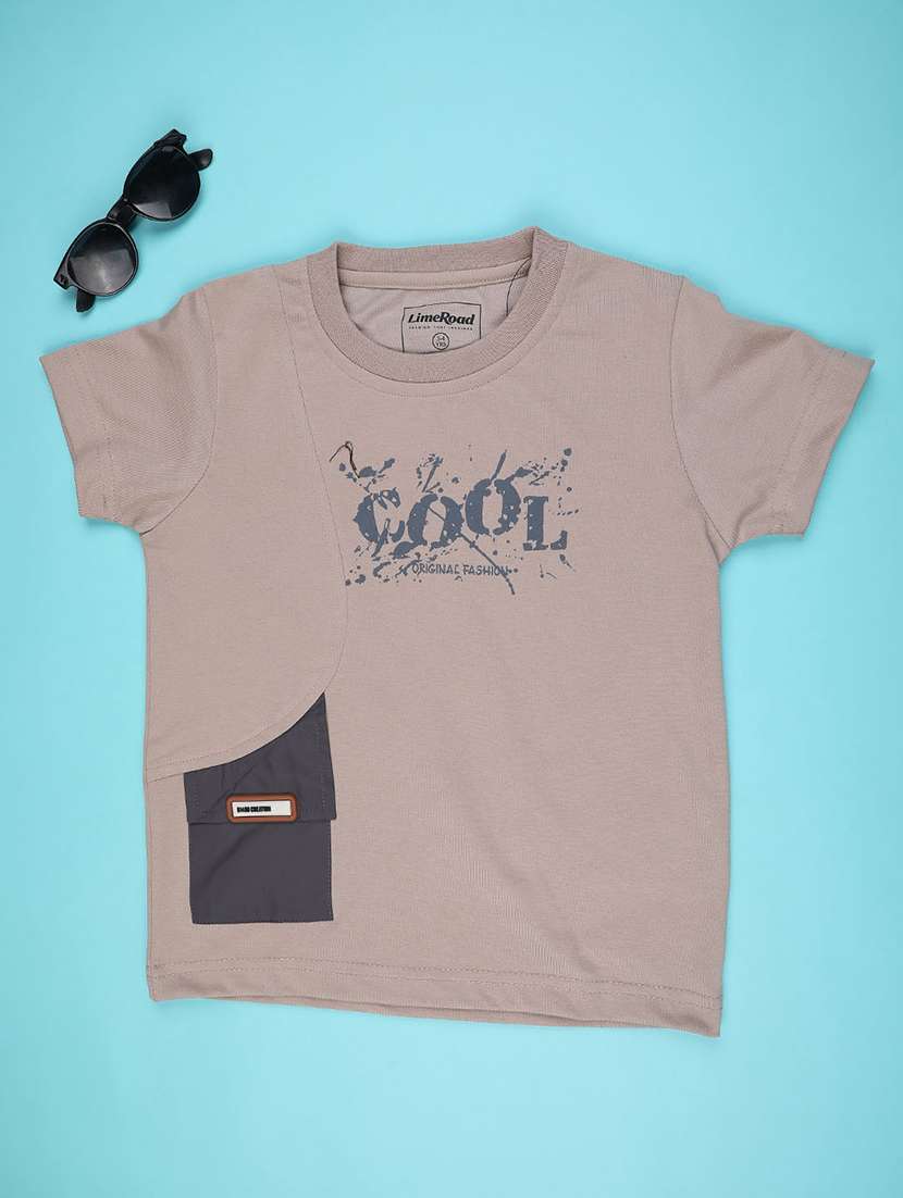boys printed short sleeve t-shirt
