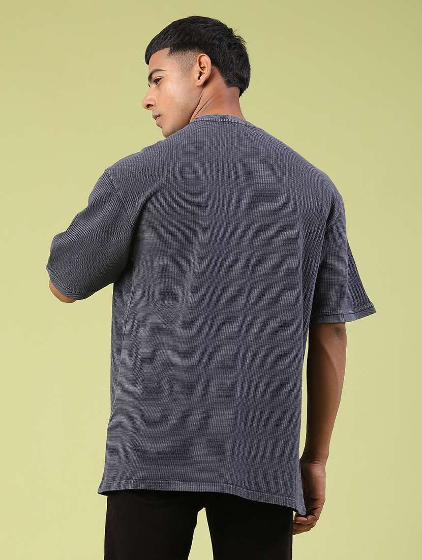 men self design short sleeve loose fit t-shirt - 22302297 -  Standard Image - 3