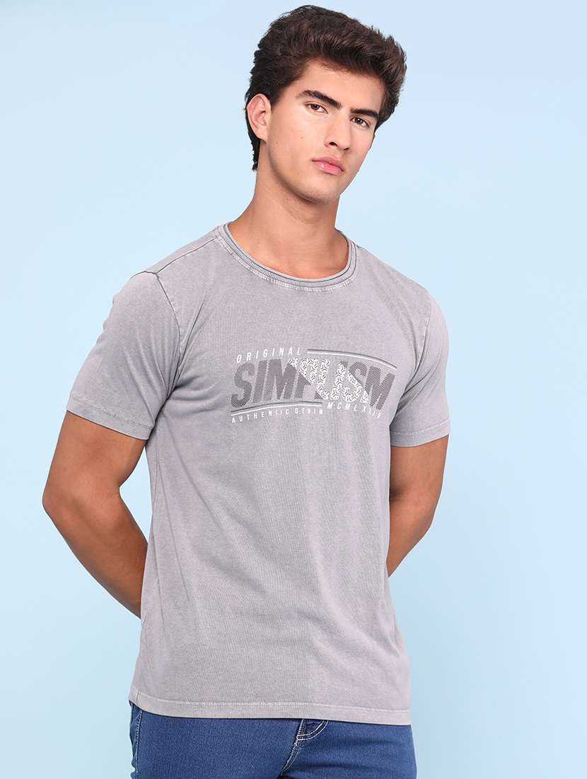 men printed short sleeves regular fit t-shirt - 22302300 -  Standard Image - 3