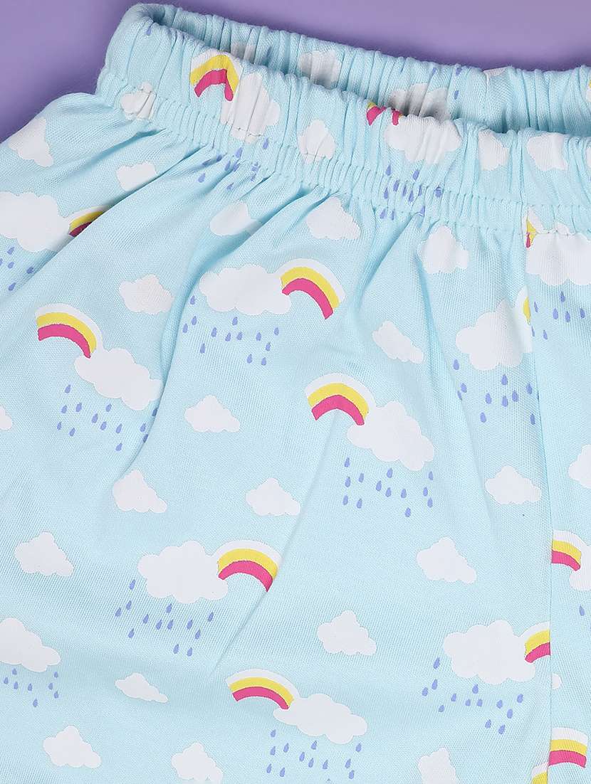 blue cotton shorts set infant twin - 22302343 -  Standard Image - 5