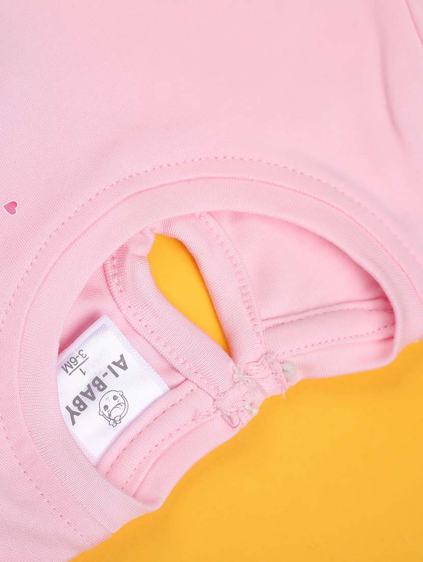 pink cotton shorts set infant twin - 22302344 -  Standard Image - 3