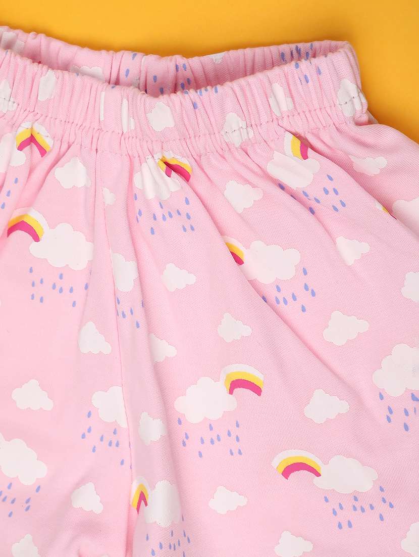 pink cotton shorts set infant twin - 22302344 -  Standard Image - 5