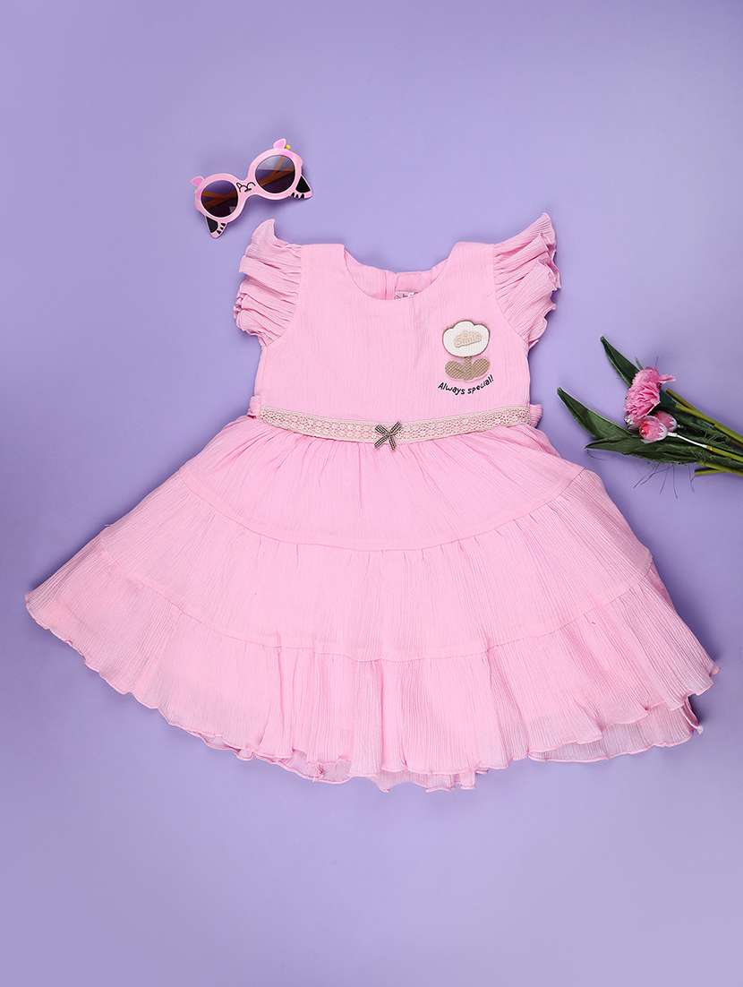 pink cotton frock