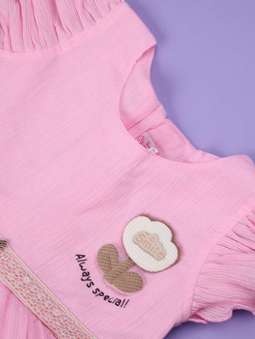 pink cotton frock - 22302444 -  Standard Image - 3